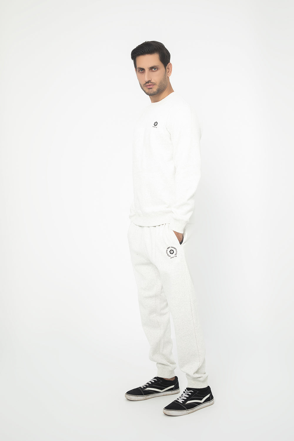 OFF WHITE REGULAR-FIT WINTER TRACKSUIT