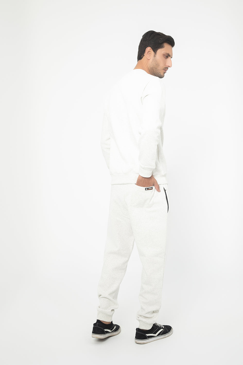 OFF WHITE REGULAR-FIT WINTER TRACKSUIT