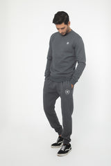 CHARCOAL REGULAR-FIT WINTER TRACKSUIT