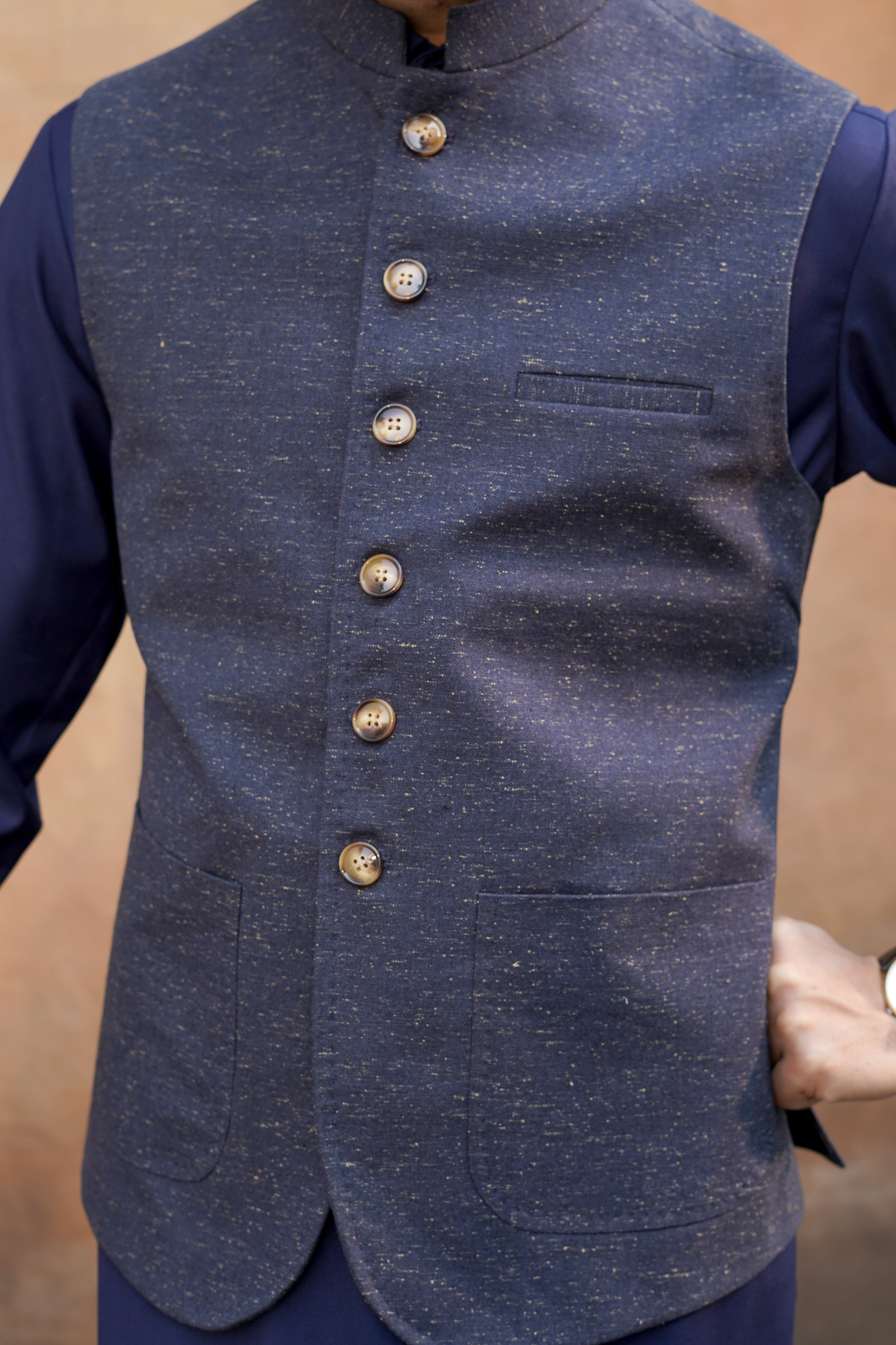 NAVY WAISTCOAT