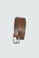 Brown Textured Belt