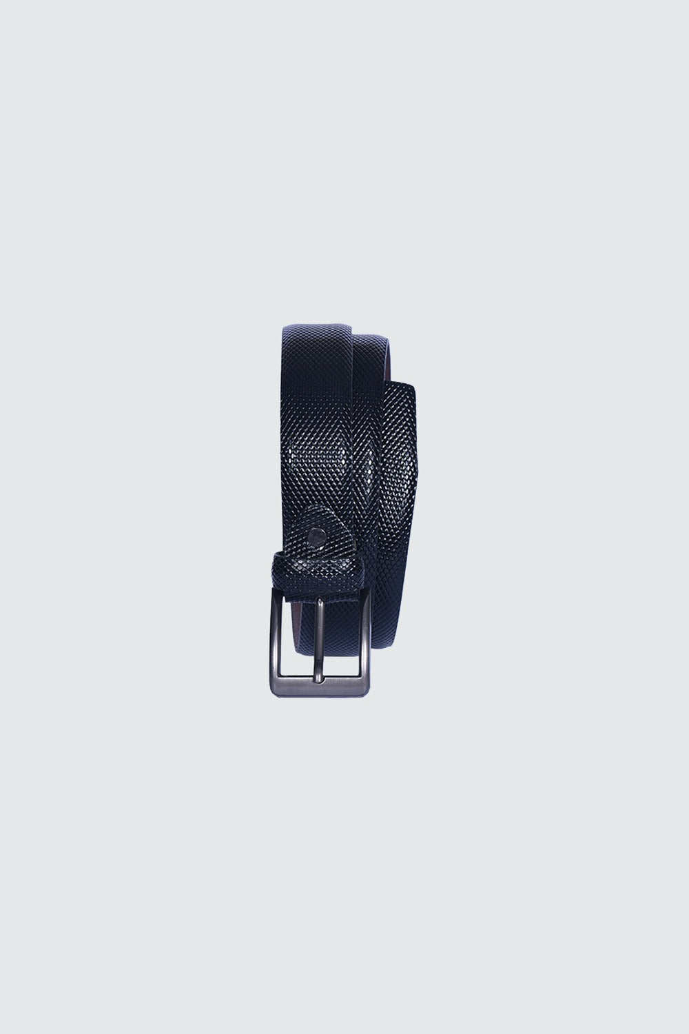 Black Textured Belt