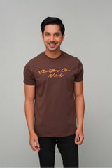 Brown Plain T-Shirt